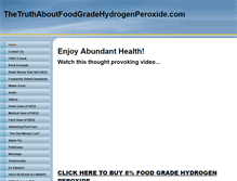 Tablet Screenshot of foodgrade-hydrogenperoxide.com